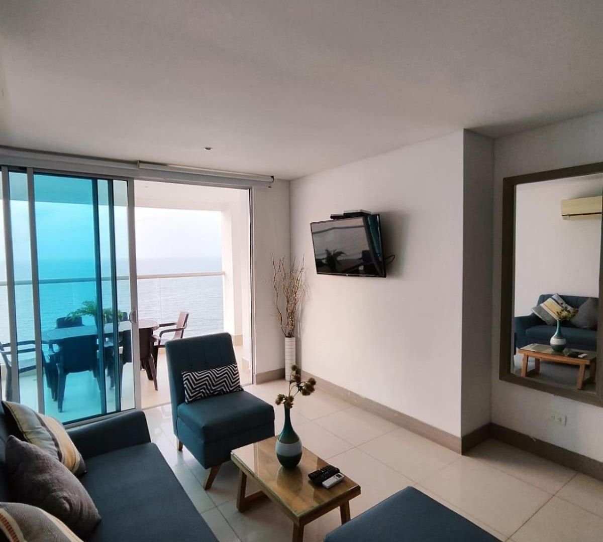 Apartamento Palmetto Vista De Frente Al Mar Cartagena