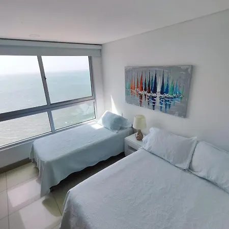 Apartamento Palmetto Vista De Frente Al Mar Cartagena