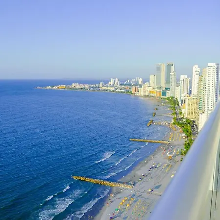 Apartamento Palmetto Vista De Frente Al Mar Cartagena